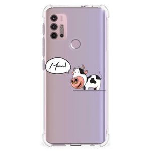 Motorola Moto G30 | G20 | G10 Stevig Bumper Hoesje Cow