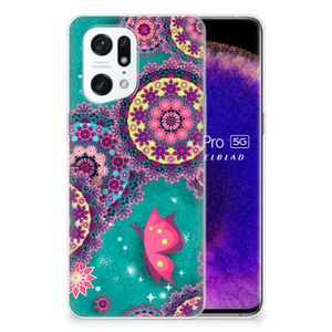 OPPO Find X5 Pro Hoesje maken Cirkels en Vlinders