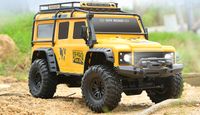 Amewi Dirt Climbing SUV Safari 1:10 Brushed RC auto Elektro Crawler 4WD RTR 2,4 GHz Incl. accu en lader, Met lichteffect, Incl. batterijen - thumbnail