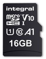 Geheugenkaart Integral microSDHC V10 16GB