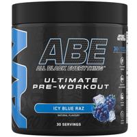 Applied Nutrition ABE Pre Workout - All Black Everything Pre Workout Poeder, Energie & Fysieke Prestaties met Citrulline, Creatine, Beta Alanine (Blue Raz)