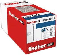 Fischer Power-Fast II 670505 Spaanplaatschroef 6 mm 140 mm Kruiskop Pozidriv Staal Galvanisch verzinkt 25 stuk(s)