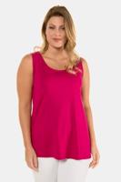 Ulla Popken Top, crêpekwaliteit, brede schouderbandjes - Grote Maten