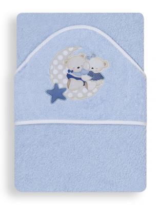 Interbaby badcape Beertjes junior 100 cm katoen