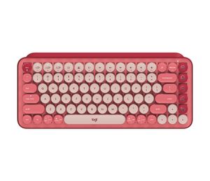 Logitech Pop Keys toetsenbord RF-draadloos + Bluetooth QWERTY US International Roze