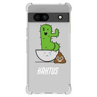 Google Pixel 7A Stevig Bumper Hoesje Cactus Poo - thumbnail