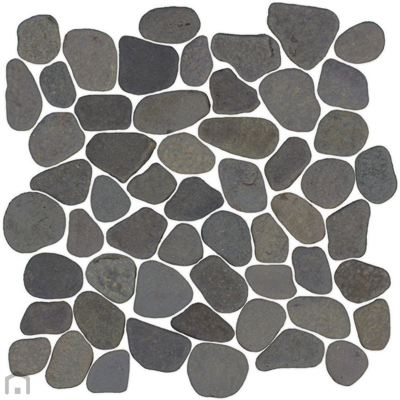 Terre d'Azur Black Bali kiezel mozaïek 30x30 Terre d'Azur Black Bali kiezel mozaïek 30x30