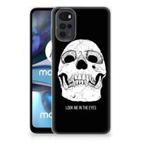 Silicone Back Case Motorola Moto G22 Skull Eyes