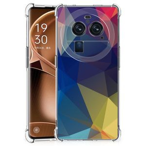 OPPO Find X6 Pro Shockproof Case Polygon Dark