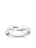 TASAKI bague Collection Line Danger en or blanc 18ct - Argent