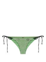 Karl Lagerfeld bas de bikini Ikonik 2.0 à détails en lurex - Vert