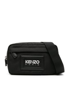 Kenzo sac banane à logo embossé - Noir