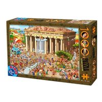 Cartoon Acropolis Puzzel 1000 Stukjes