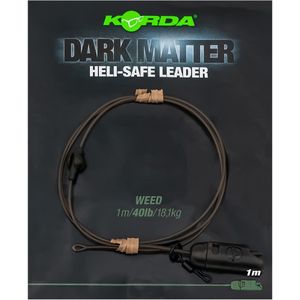 Korda Dark Matter Leader Heli Safe Leader 40LB 1M Weed