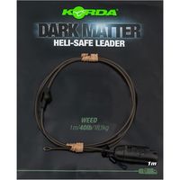 Korda Dark Matter Leader Heli Safe Leader 40LB 1M Weed - thumbnail