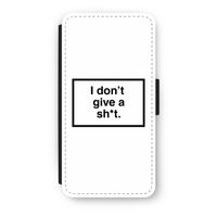 Don't give a shit: iPhone 7 Plus Flip Hoesje