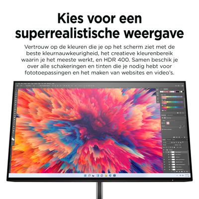 HP Z24q G3 LED-monitor Energielabel F (A - G) 60.5 cm (23.8 inch) 2560 x 1440 Pixel 16:9 5 ms HDMI, DisplayPort, USB 3.1 Gen 1 IPS LED