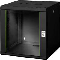 Digitus DN-19 12U-6/6-SW 19inch-wandkast (b x h x d) 600 x 643 x 600 mm 12 HE Zwart, Zwart (RAL 9005) - thumbnail