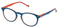 Moses Libri_x Leesbril Bicolor sterkte +3.0 blauw/oranje