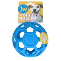 JW Pets HOL-ee Roller, speelbal, hondenbal, hondenspeelgoed, lekkernijen, apporteerspeelgoed, verkrijgbaar in verschillende maten (M)