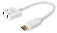 Equip usb type c naar audio adapter