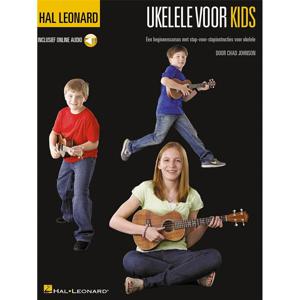 Hal Leonard Ukelele voor Kids, een beginnerscursus met stap-voor-stap instructies