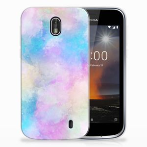 Hoesje maken Nokia 1 Watercolor Light