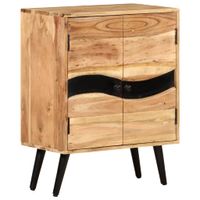 Dressoir 57x34x75 cm massief acaciahout - thumbnail