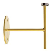 Adapter voor led-wandlamp in geel - magnetische houder voor led-wandlamp - houder voor led-buitenverlichting - bevestiging voor buiten acculamp