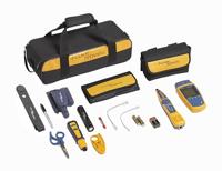 Fluke Networks MS2-TTK MicroScanner2 Beëindigingstestkit: MicroScanner2 + IS60 Pro-Tool Kit + IntelliTone 200 Probe + RJ11 & RJ45 patchkabels in Deluxe draagtas