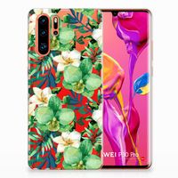 Huawei P30 Pro TPU Case Orchidee Groen - thumbnail