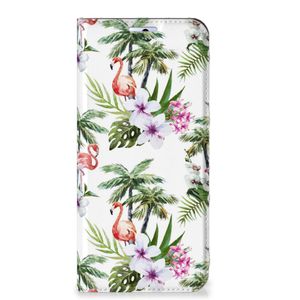 Motorola Moto G31 | G41 Hoesje maken Flamingo Palms