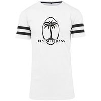 Rugby Vintage - Fiji Stripe T-Shirt - Wit - thumbnail