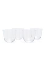 Ann Demeulemeester X Serax lot de quatre verres Grace à cristal - Tons neutres