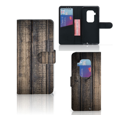 Motorola One Zoom Book Style Case Steigerhout