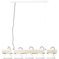 Brilliant Plow 82175/05 Hanglamp LED E27 50 W Wit, Hout (licht) - thumbnail