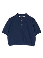 POLO RALPH LAUREN KIDS polo à motif Polo Pony brodé - Bleu