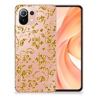 Xiaomi Mi 11 Lite | 11 Lite 5G NE TPU Case Gouden Bloemen