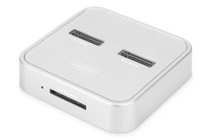 Digitus DA-71546 laptop dock & poortreplicator Bedraad USB 3.2 Gen 2 (3.1 Gen 2) Type-C Zilver