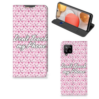 Samsung Galaxy A42 Design Case Flowers Pink DTMP - thumbnail