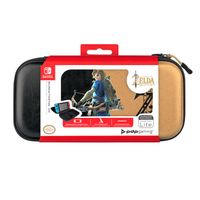 PDP Slim Deluxe: Hyrule Hero Link Hardshell-doos Nintendo Zwart, Goud - thumbnail