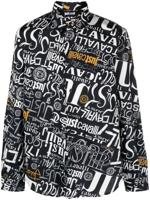 Just Cavalli Overhemd met logoprint - Zwart