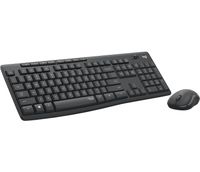 Logitech MK295 Silent Wireless Combo toetsenbord RF Draadloos QWERTY Brits Engels Zwart - thumbnail