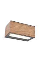 Lutec GEMINI 5189135118 LED-buitenlamp (wand) LED LED 10.5 W Hout