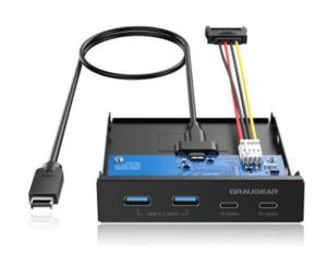 GRAUGEAR G-MP02 computerbehuizing onderdelen Universeel Voorpaneel