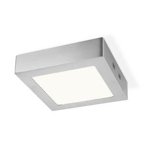 Home sweet home LED plafondlamp Ska vierkant 17 - mat staal