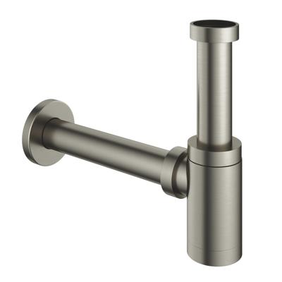 Hotbath Cobber Fontein Sifon rond Geborsteld Nikkel P034