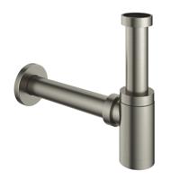 Hotbath Cobber Fontein Sifon rond Geborsteld Nikkel P034