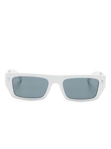 DSQUARED2 EYEWEAR lunettes de soleil à monture rectangulaire - Blanc