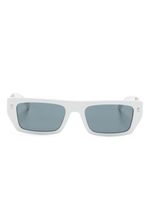 DSQUARED2 EYEWEAR lunettes de soleil à monture rectangulaire - Blanc - thumbnail